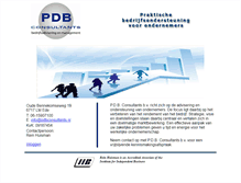 Tablet Screenshot of pdbconsultants.nl